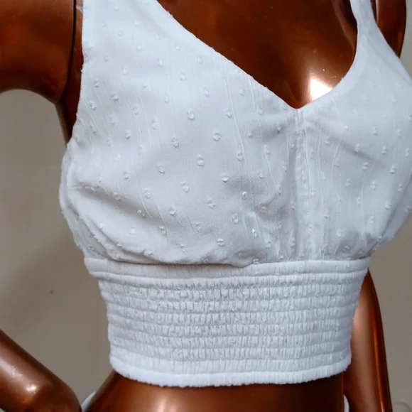 Hollister White Textured Sun Top - Picture 2 of 4